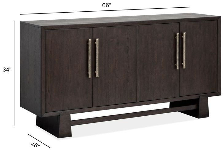 Tauren Coffee Bean 4 Door Buffet