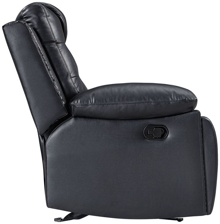 Nikko Black Reclining Living Room Set