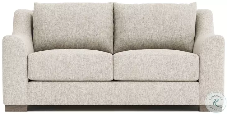 Gabi Plush Beige 70" Loveseat