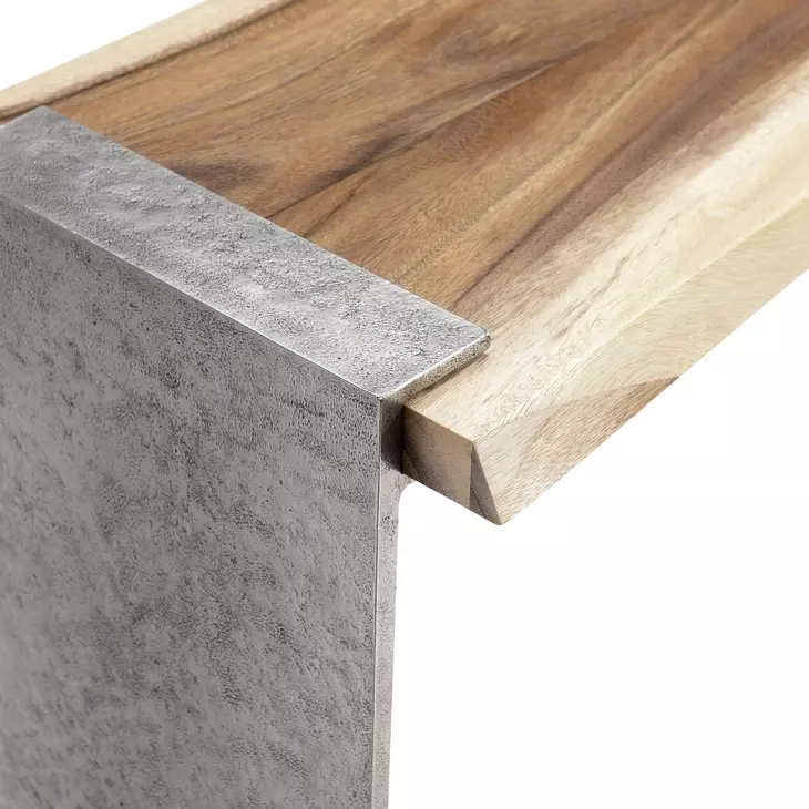 Arima Ferrum and Ligna Rectangular Console Table
