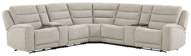 Fenixa Mari Fawn 7 Piece Modular Zero Gravity Power Reclining Sectional with USB Charging