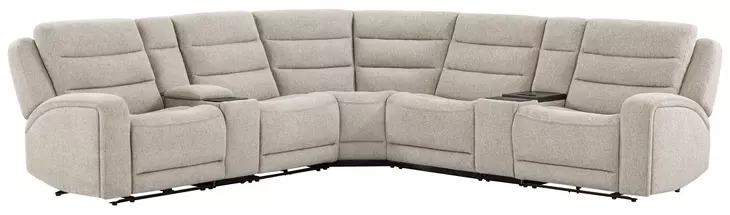 Felix Mari Fawn 7 Piece Modular Zero Gravity Power Reclining Sectional with USB Charging