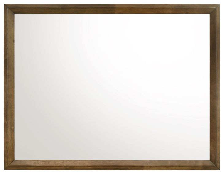 Ballard Walnut Rectangular Dresser Mirror