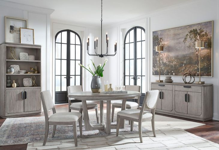 Braelyn Beige Upholstered Side Chair Set of 2