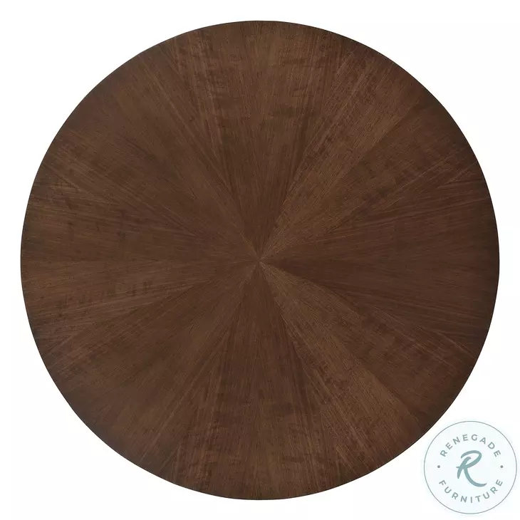 Archives Classic Walnut Round Cocktail Table