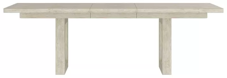 Cotiere Cream Linen Extendable Rectangular Dining Room Set