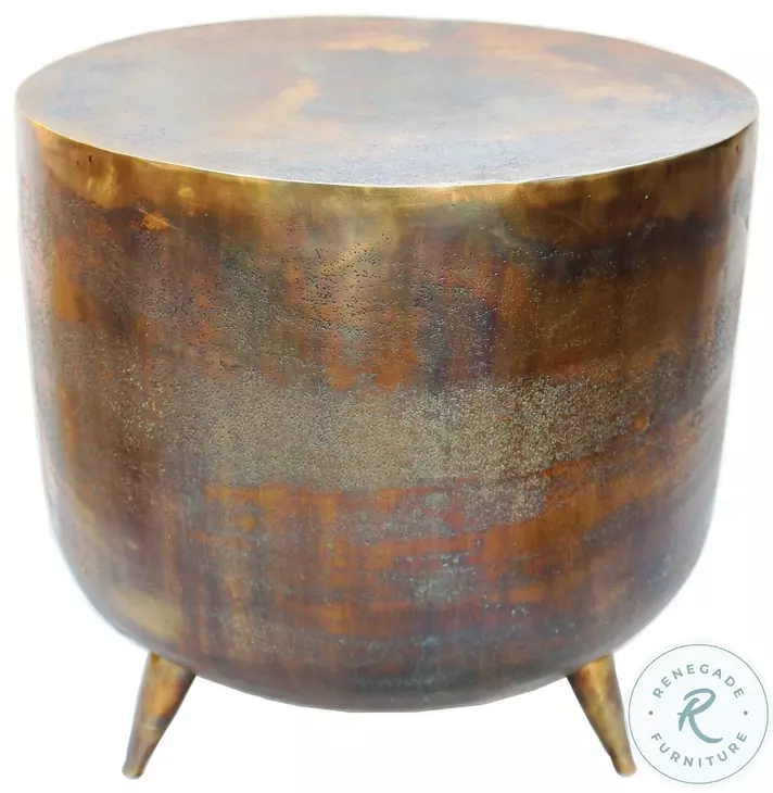 Kettel Brass Accent Table