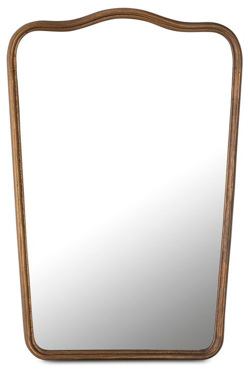 Keyes Brass Free Form Wall Mirror