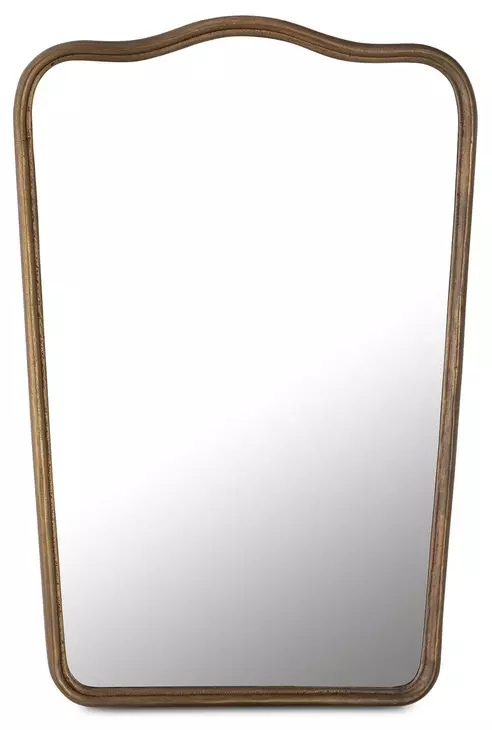 Keyes Brass Free Form Wall Mirror