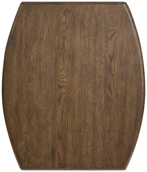 Phoebe Sienna Brown Rectangular End Table