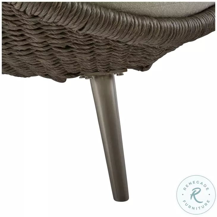 Santa Monica Pebble And Cream Outdoor Sofa