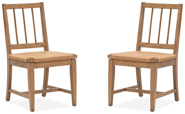 Fernholt Brown Upholstered Side Chair Set of 2