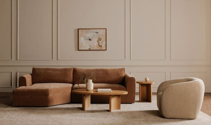 Louise Natural Free Form Occasional Table Set