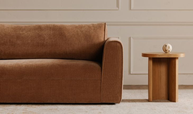 Louise Natural Round Accent Table