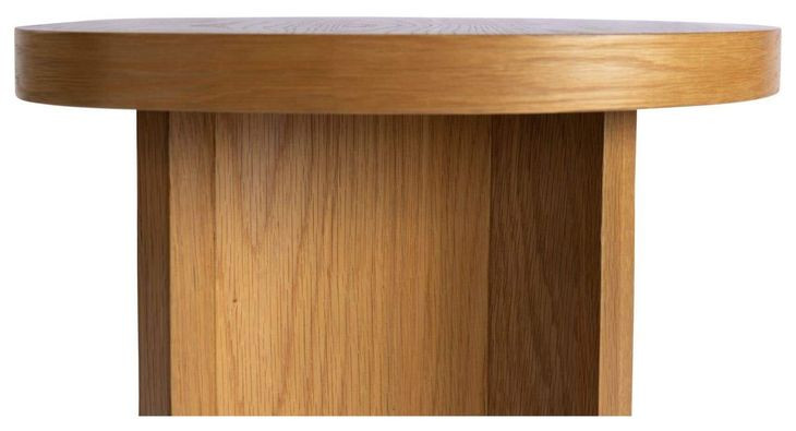 Louise Natural Round Accent Table