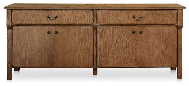 Caroline Warm Brown 4 Door Sideboard