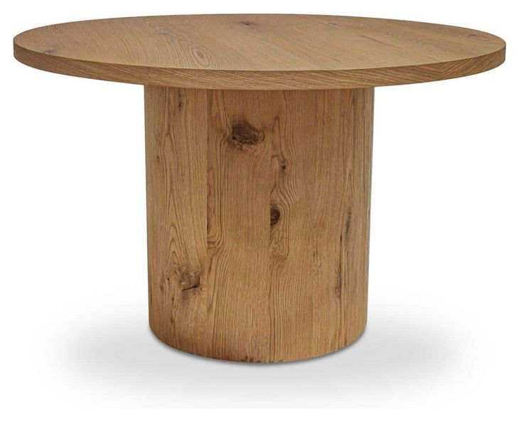 Hansen Rustic Oak Round Dining Room Set