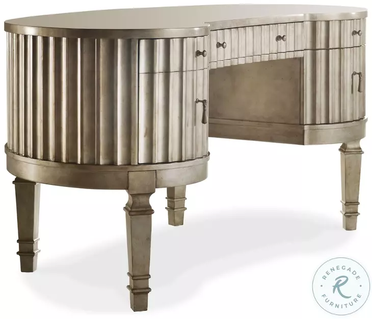 Fluted Kidney Champagne Desk