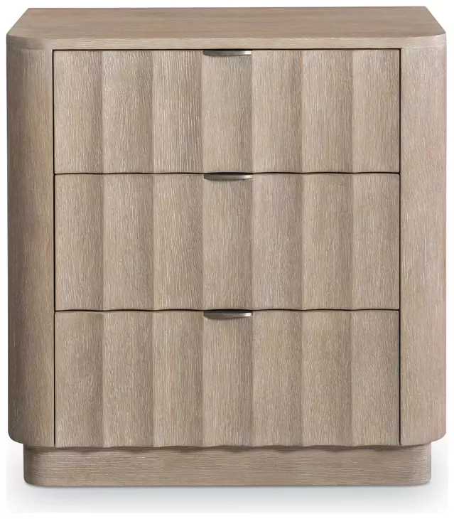 Loggia Aria 3 Drawer 21" Nightstand with USB Charging
