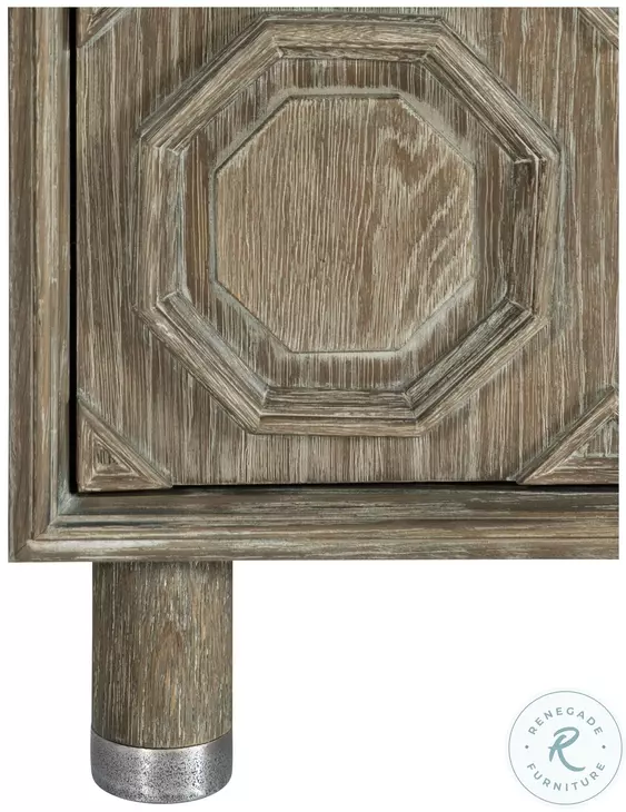 Alhambra Aspen Oak 2 Drawer Credenza