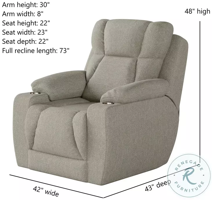 Challenger Halifax Antique Power Headrest Wall Hugger Big Mans Recliner