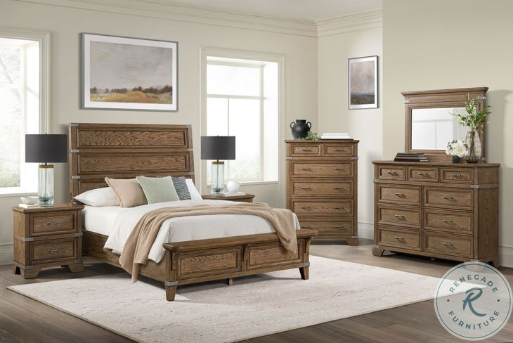 Forge Weathered Chestnut 9 Drawer Chesser
