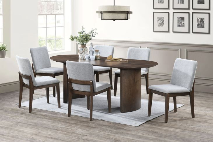 Kody Beige Upholstered Dining Chair Set of 2
