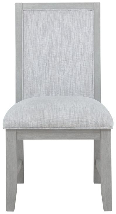 Fiona Mist Gray Upholstered Dining Side Chair Set of 2
