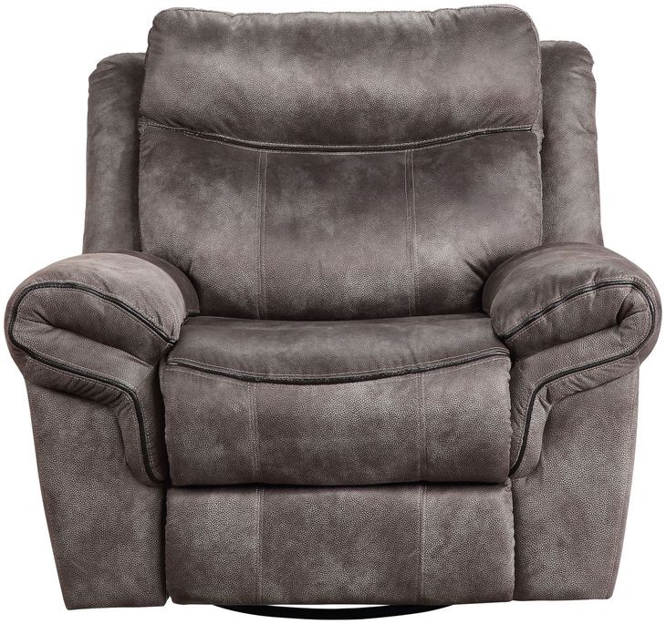 Nashville Gray Swivel Glider Recliner