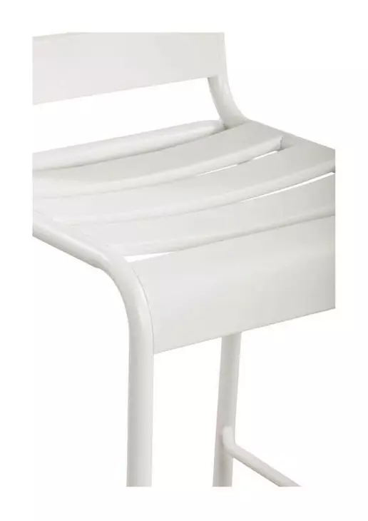 Kade White Outdoor Bar Stool Set of 2