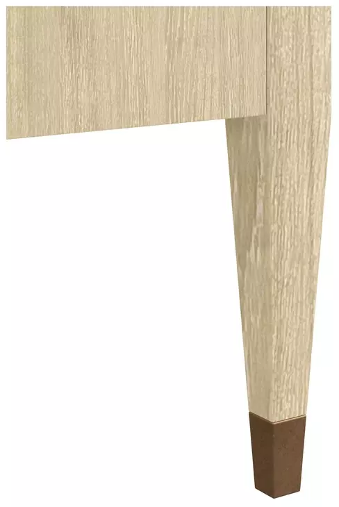 Eave Sundrenched Oak Rectangular 2 Drawer End Table