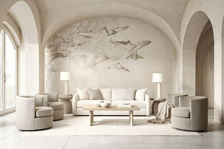 Antibes Warm Roz Cocktail Table