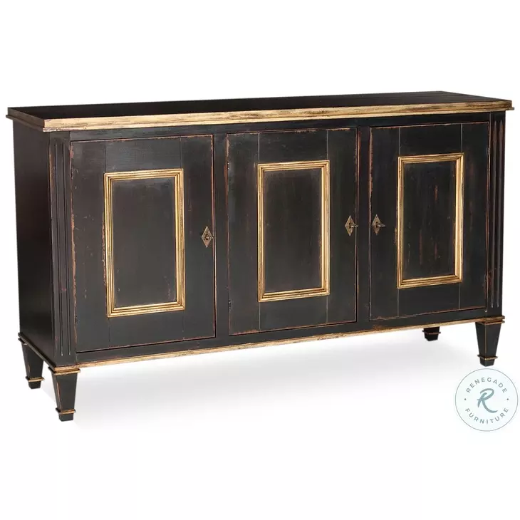Louis Xvi Black Buffet