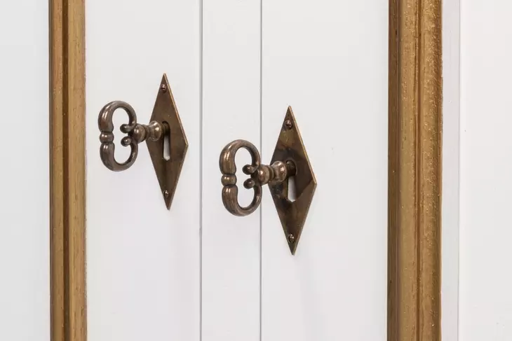 Louis XVI Cotina White 3 Doors Buffet