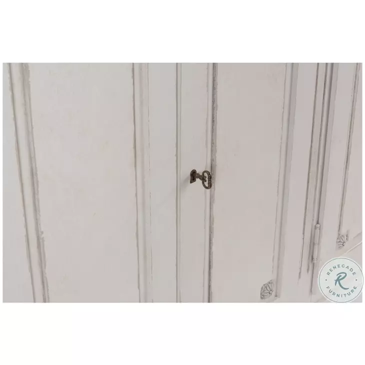 Bellagio Stucco White And Gray 96" Sideboard