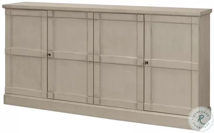 Lionisio Washed Gray 4 Door Buffet