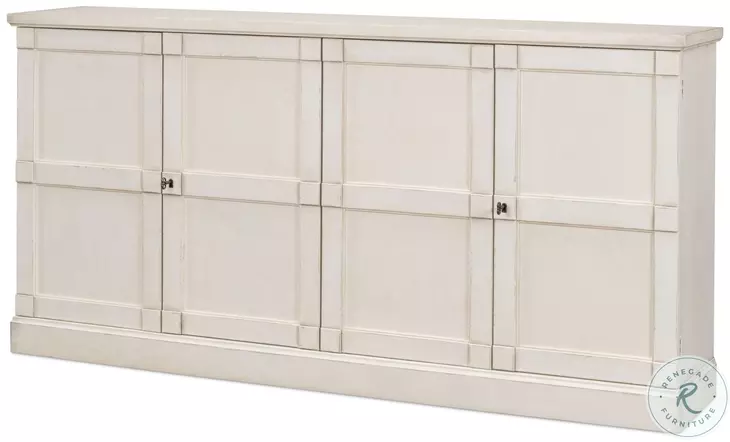 Lionisio Stucco White 4 Door Buffet