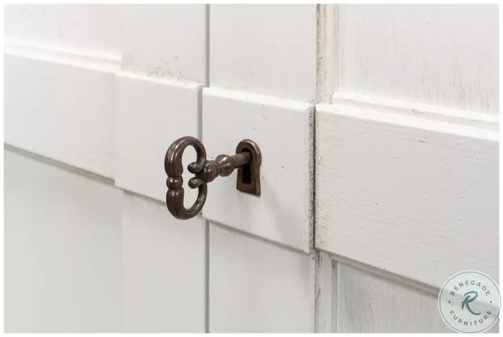 Lionisio Cortina White 4 Door Buffet