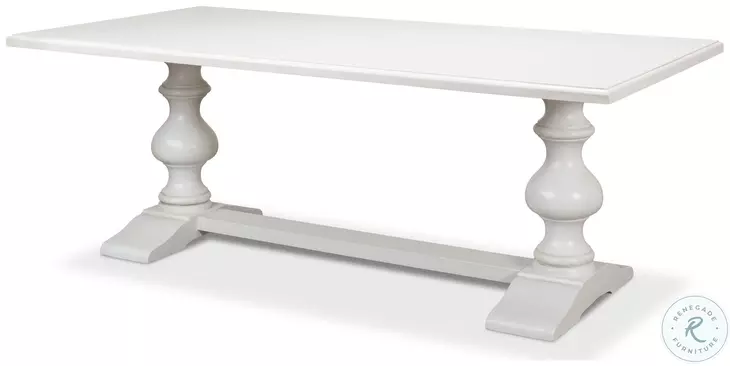 Lionisio Cortina White 84" Dining Table