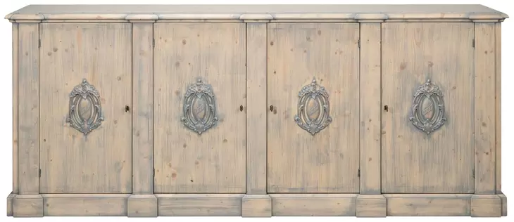 Crested Carmine Legno 4 Door TV Stand