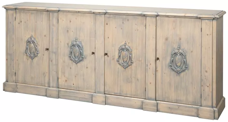 Crested Carmine Legno 4 Door TV Stand