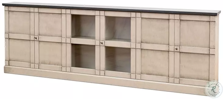 R239-04T01 Grey 6 Door Console