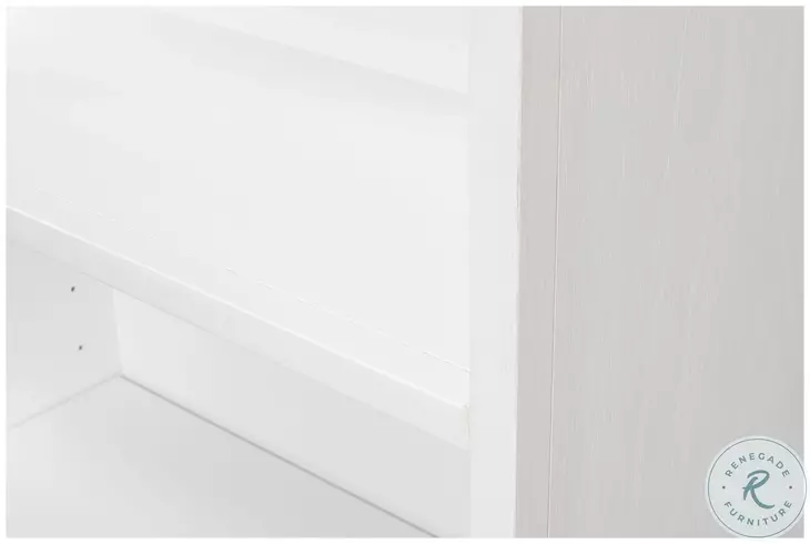 R243-79 Cortina White Bookcase