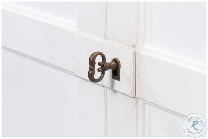 R245-79 Cortina White Console