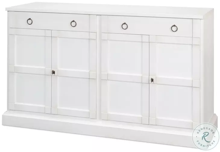 R245-79 Cortina White Console