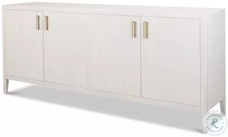 Blanco Cortina White 4 Door Buffet