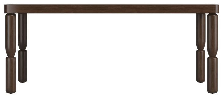 Verge Handcrafted Walnut Extendable Rectangular Dining Table