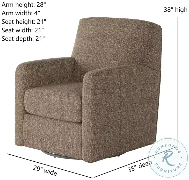 Flash Dance Berber Sisal Swivel Glider