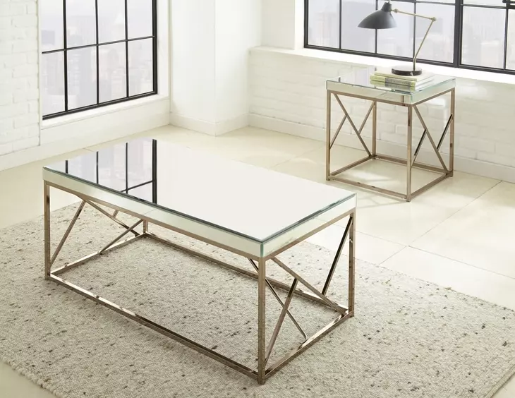 Evelyn White Occasional Table Set