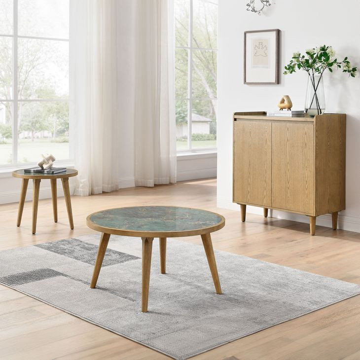 Novato Green Occasional Table Set